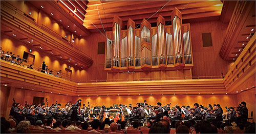 東京オペラシティ コンサートホールで、2日間にわたり公演を行ったアジアユースオーケストラ